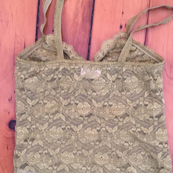 Pins And Needles Green Lace Camisole style Shirt Size S - Picture 3 of 8